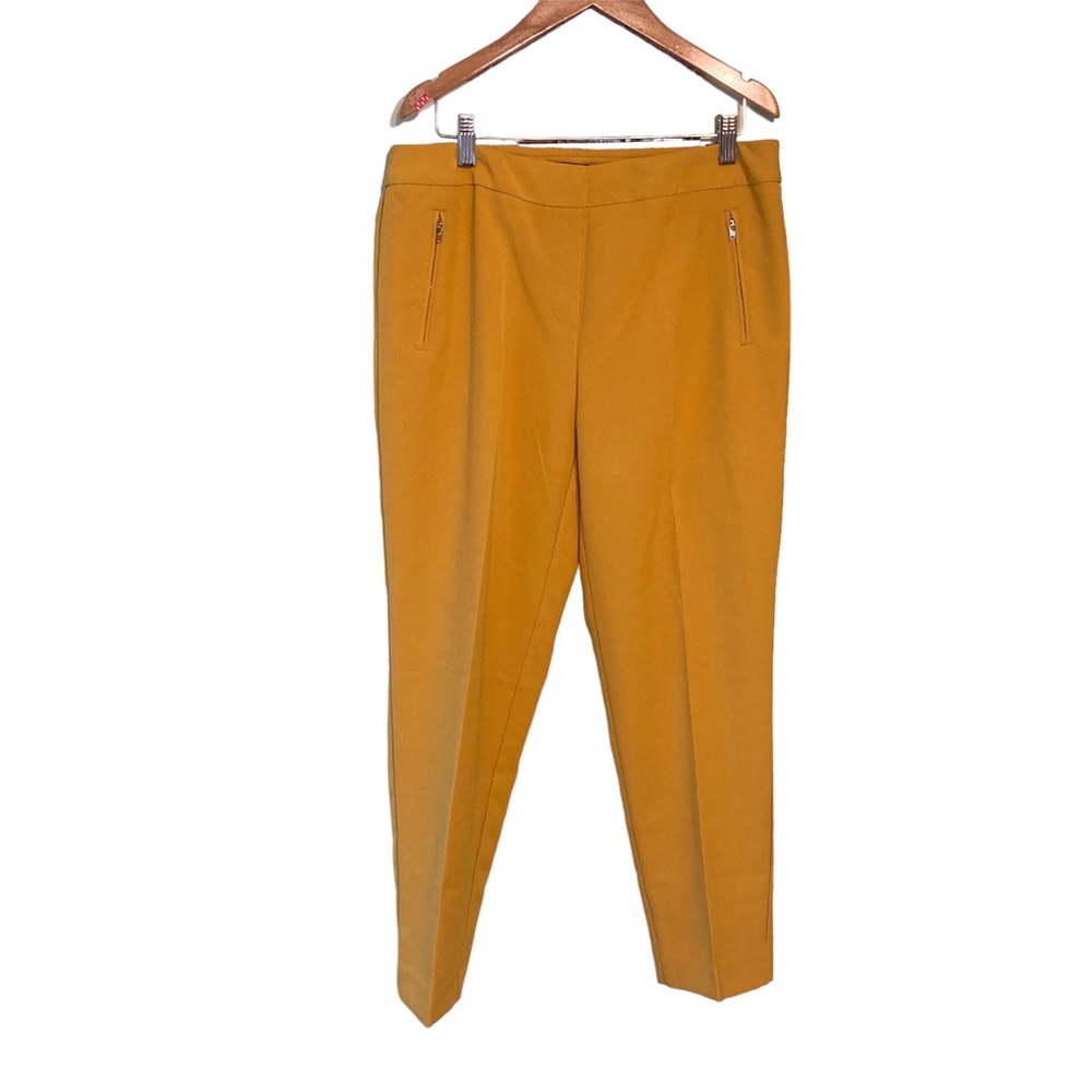 Zac & Rachel slim ankle dress pants arrow wood 10P